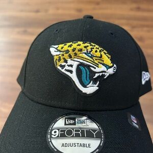 JACKSON Black Adjustable Kids Hat with Jaguar Design